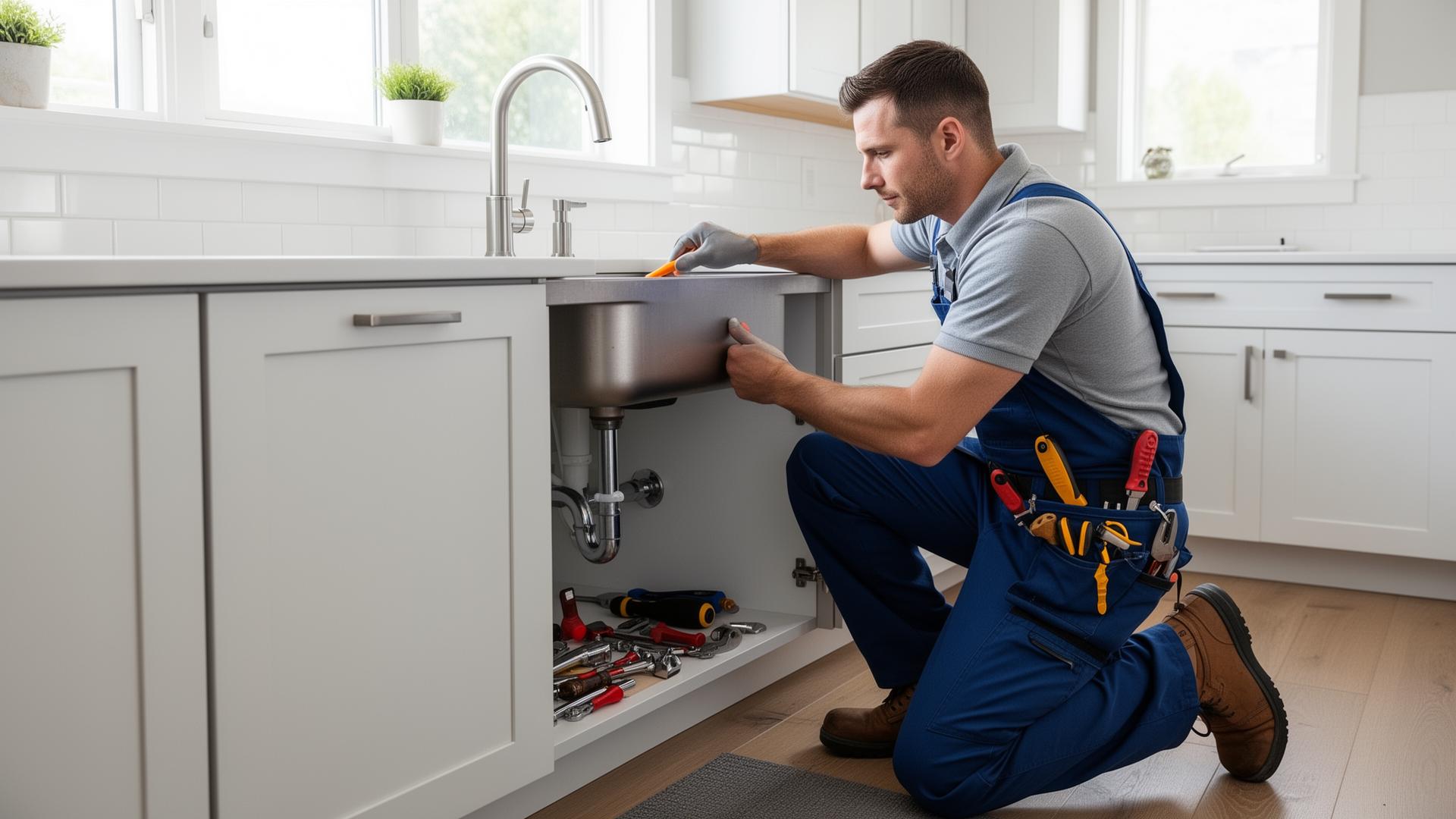 NH plumber on-site providing a free estimate